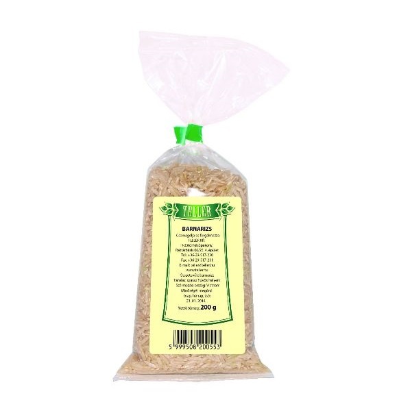 Barna rizs ARANY TELLÉR 200g (18db egy karton)